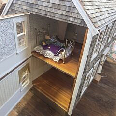 Nantucket Doll House Handcrafted by Robert E. Anderson, Brewster Massachusetts, 1982