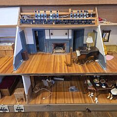 Nantucket Doll House Handcrafted by Robert E. Anderson, Brewster Massachusetts, 1982