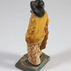 Vintage Painted Cast Iron Old Salt Doorstop