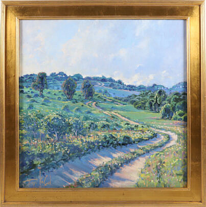 Illya Kagan Oil on Canvas "Middle Moors Road"