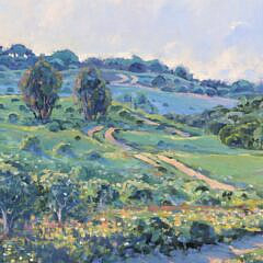 Illya Kagan Oil on Canvas “Middle Moors Road”