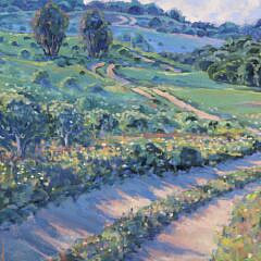 Illya Kagan Oil on Canvas “Middle Moors Road”