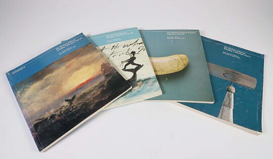 Set of Four Barbara Johnson Whaling Catalogs Sotheby