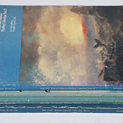Set of Four Barbara Johnson Whaling Collection Catalogs, Sotheby’s Part I, II, III, IV 1981, 1982, 1983