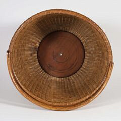 Early Sherwin Boyer Round Swing Handle Nantucket Basket