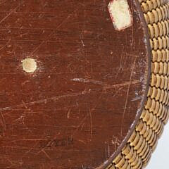 Early Sherwin Boyer Round Swing Handle Nantucket Basket