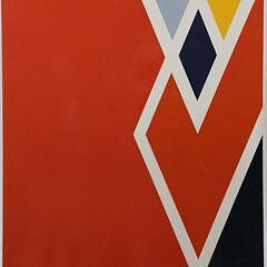 Larry Zox (1937-2006) Silkscreen Print