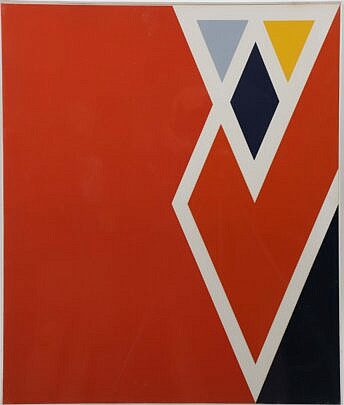 Larry Zox (1937-2006) Silkscreen Print