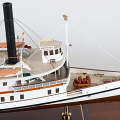 Fred Roberts Hand Crafted Model “Sidewheel Passenger Steamship Nantucket 1886”