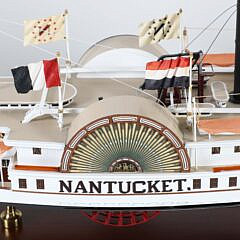 Fred Roberts Hand Crafted Model “Sidewheel Passenger Steamship Nantucket 1886”