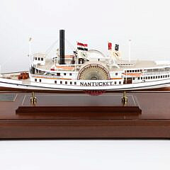 Fred Roberts Hand Crafted Model “Sidewheel Passenger Steamship Nantucket 1886”