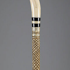 32-7000 19th Century Whaler Made Walking Stick A 5165 JPG