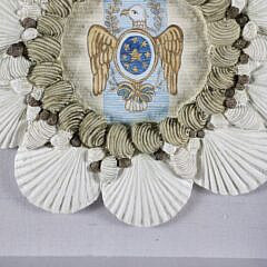 Mellie Cooper Hand Cast Paper and Acrylic Painted “Patriotic Eagle” in Shadowbox Frame