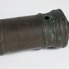 Antique Naval Cast Bronze Swivel Cannon, 18th Century