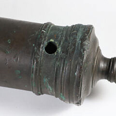 Antique Naval Cast Bronze Swivel Cannon, 18th Century