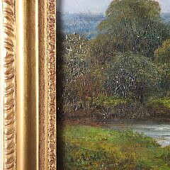 David Payne Oil on Canvas “A Scene on the Trent”