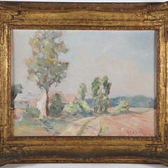 Dr. James Haman Oil on Board "Lyme"