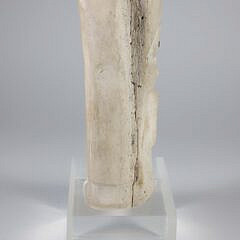 Antique Large Inuit Carved Bone Face