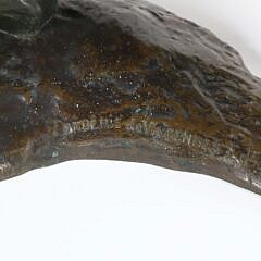 Louis Albert Lefeurve Bronze Sculpture “The Cast Aways” or “Les Nalifrages”, circa 1900