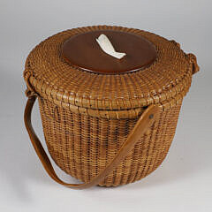 Jose Formoso Reyes Nantucket Friendship Basket, circa 1960