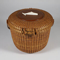 Jose Formoso Reyes Nantucket Friendship Basket, circa 1960