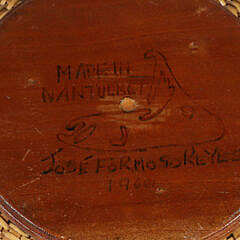 Jose Formoso Reyes Nantucket Friendship Basket, circa 1960