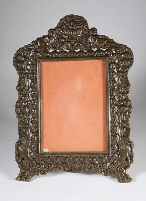 Silver Plated Easel Back Picture Frame