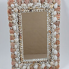 Contemporary Shell Encrusted Mirror