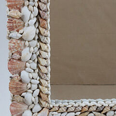 Contemporary Shell Encrusted Mirror