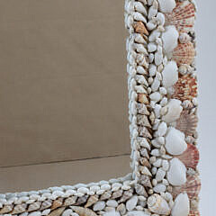 Contemporary Shell Encrusted Mirror