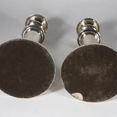 Pair of Sheffield Silver Plated Candlesticks, 19th Century