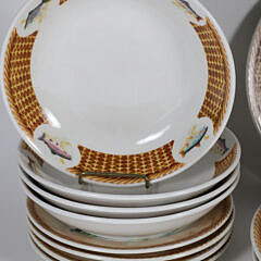 16 Piece “Rainbow Lake” For Domestications Dinner Service