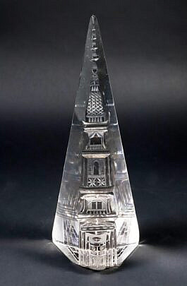 Signed Steuben Engraved Vase