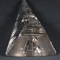 Signed Steuben Engraved Vase