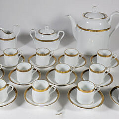 Richard Ginori Italian Demitasse 29 Piece Porcelain Set