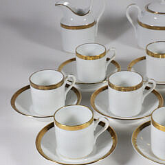 Richard Ginori Italian Demitasse 29 Piece Porcelain Set