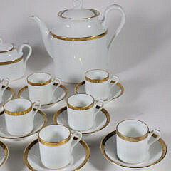 Richard Ginori Italian Demitasse 29 Piece Porcelain Set