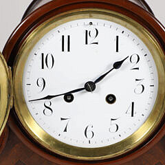 Antique French Mahogany Mantel Clock, circa 1855