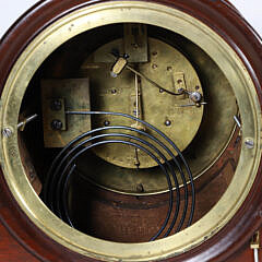 Antique French Mahogany Mantel Clock, circa 1855