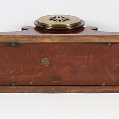 Antique French Mahogany Mantel Clock, circa 1855