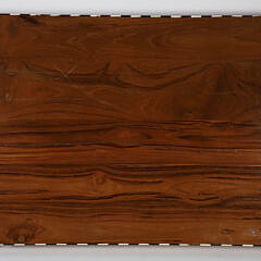 Teak Wood and Bone Elaborately Inlaid Serving Tray