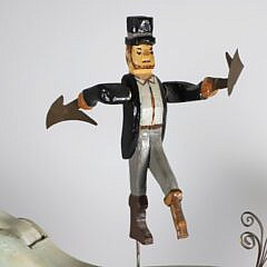Hand Crafted Whirligig by Len Norman “Ahab and Moby Dick”, 1/91 #3