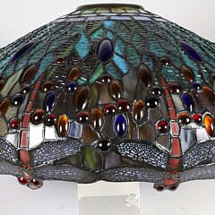 Vintage “Dragon Fly” Leaded Glass Shade