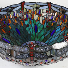 Vintage “Dragon Fly” Leaded Glass Shade