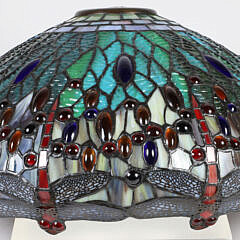 Vintage “Dragon Fly” Leaded Glass Shade