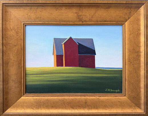 43386 Joan Albaugh Oil Red Barn A IMG_1086