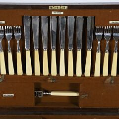 Mappin & Webb Canteen Set in Original Fitted Box, 77 Pieces