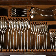 Mappin & Webb Canteen Set in Original Fitted Box, 77 Pieces