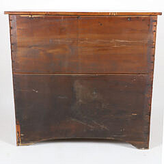 American Cherry Four Graduating Drawer Chest of Drawers, circa 1810