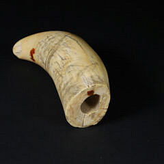 American Scrimshaw Whale Tooth, circa 1840